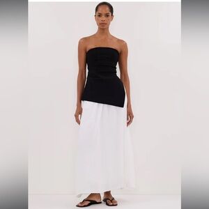 DISSH Gemma Midi Linen Skirt NWT